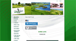 Desktop Screenshot of ozogolf.lv