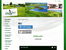 Tablet Screenshot of ozogolf.lv